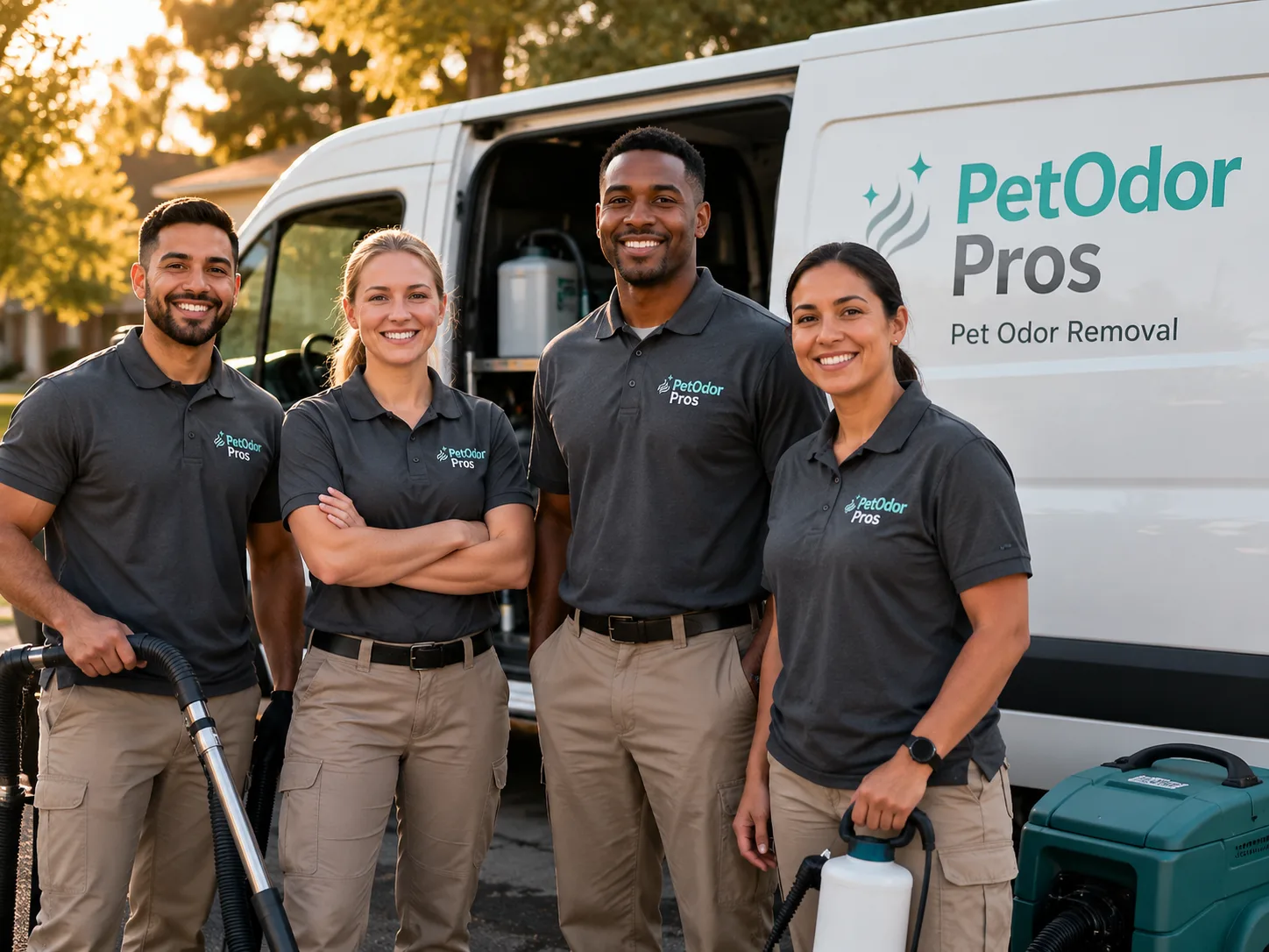 Pet Odor Removal team serving Wild Rose, WI
